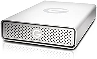 G-Technology 4TB G-DRIVE USB 3.0 Desktop External Hard Drive, Silver - Compact, High-Performance Storage - 0G03594-1