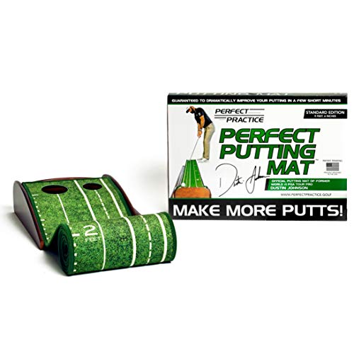 PERFECT PRACTICE Perfect Putting Mat - Official Putting Mat of Dustin Johnson, Standard Edition