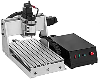 VEVOR CNC Router 3020 3 Axis CNC Router Machine 300x200mm CNC Router Kit 200W MACH3 Control Large 3D Engraving Machine CNC Router Kit with USB(3020 3 Axis with USB)