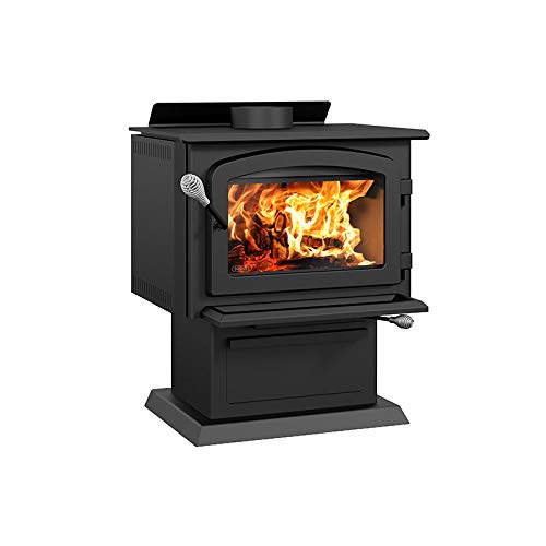 Drolet Blackcomb II Medium 2020 EPA Certified Wood Stove - 60,000 BTU  1,800 sq.ft., Model# DB02811