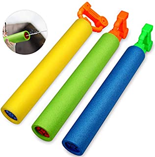 Betheaces Water Guns Toys for Kids, 3Pack Foam Water Blaster Shooter Summer Fun Outdoor Swimming Pool Games Toys for Boys Girls Adults