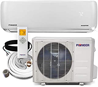 PIONEER Air Conditioner WYS018G-19 Wall Mount Ductless Inverter+ Mini Split Heat Pump, 18000 BTU-208/230V