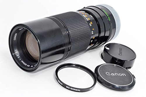 CANON FD 100-200mm F5.6 MF Zoom LensS/N:172616 47270