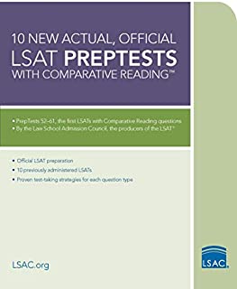 10 New Actual, Official LSAT PrepTests with Comparative Reading: (PrepTests 5261) (Lsat Series)