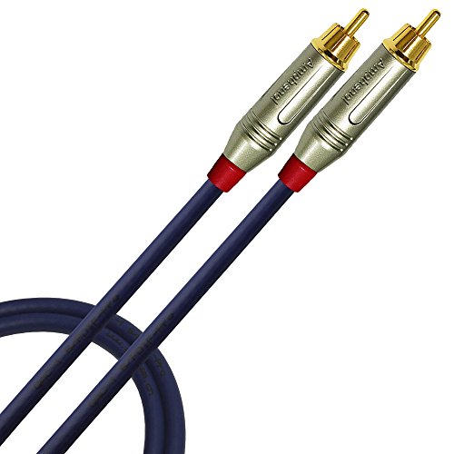 2.5 Foot SPDIF Cable  Gotham GAC-1 S/PDIF-Pro (Ultrablue) High-End Silver Plated LCOFC Digital Audio Interconnect Cable & Amphenol ACPR-SRD Gold RCA Plugs - Custom Made by WORLDS BEST CABLES