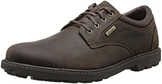 Rockport mens Storm Surge Water Proof Plain Toe oxfords shoes, Tan, 9.5 Wide US