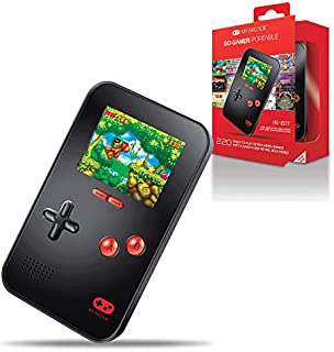 My Arcade Go Gamer Portable - Handheld Gaming System - 220 Retro Style Games - 16 Bit High Resolution - Battery Powered - Full Color Display - Volume Buttons - Headphone Jack - Black