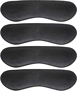 Dr. Foot's Heel Grips Liner Insert for Shoes Too Big, Shoe Inserts Liners for Loose Shoes, Preventing Heel Slipping, Rubbing, Non-Slip (Black)