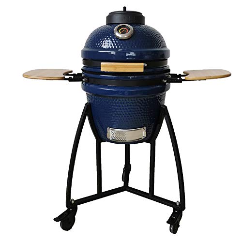 Lifesmart 133 Kamado style Ceramic Grill with Bonus Accessory Bundle