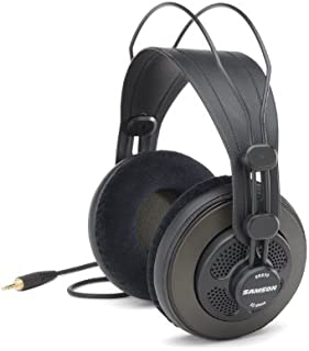 Samson Technologies SR850 Semi Open-Back Studio Reference Headphones, Black