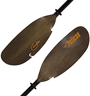 Pelican Boats - PS1131 -SYMBOSIA Angler Fishing Lightweight Fiberglass Kayak Paddle - Built-in Retrieval Hooks - 94.5-99