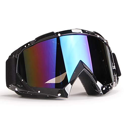 Motorcycle Goggles YOHOG Dirt Bike Goggles ATV Dustproof Motocross Goggles (Spot color)