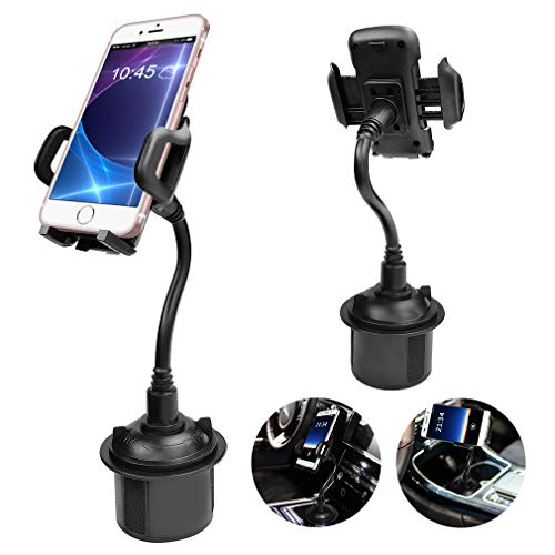 BTMAGIC Car Phone Mount, Dashboard Car Phone Holder, Ultimate Hands-Free Phone Holder for Car Dashboard, Washable Super Suction Cup (Black 8)