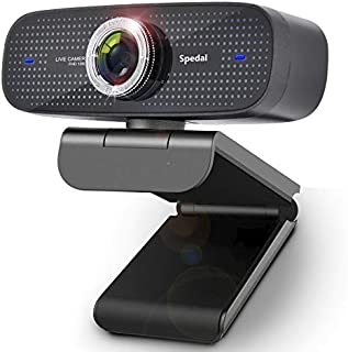 HD Webcam Streaming, Spedal 1080P Web Camera with Microphone for Desktop/Laptop, PC Webcam Compatible with OBS/Zoom/YouTube/Skype, Webcam for Windows/Mac