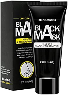 Blackhead Removing Peel Off Mask, Charcoal Face Mask for Deep Pore Cleansing and Skin Conditioning - BodyBasics