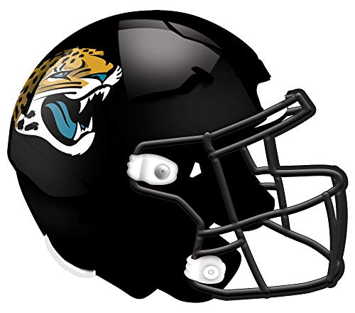 Fan Creations NFL Jacksonville Jaguars Unisex Jacksonville Jaguars Authentic Helmet, Team Color, 12 inch