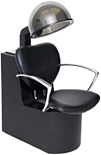 BR Beauty Chea Hair Dryer Chair with Dryer Combination for Salons and Stylists, Modern European Design, Extra Hot 980 Watt Dryer, 4 Setting Temperature Control and Timer, OD-6918DCHL-1500