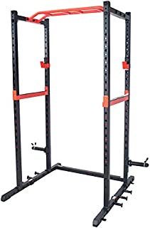 Sunny Health & Fitness Power Zone Strength Rack Power Cage - SF-XF9925, Black