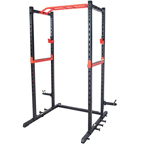 Sunny Health & Fitness Power Zone Strength Rack Power Cage - SF-XF9925, Black