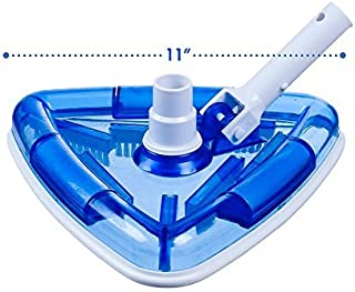 Milliard See-Thru Pool Vacuum Head/ Triangular, Weighted Base / for Inground & Vinyl Pools