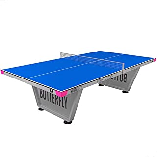 Butterfly Park Outdoor Ping Pong Table | Outdoor Table Tennis Table for Parks, Beaches, Playgrounds | Anti-Glare Weatherproof Ping Pong Top | Outdoor Ping Pong Net | Sturdy Frame with 10 Year Warranty