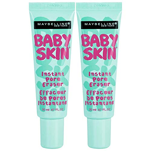 Maybelline Baby Skin Instant Pore Eraser Primer, Clear, 0.67 Fl Oz (Pack of 2)