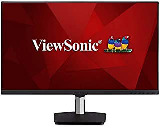 ViewSonic TD2455 24 Inch 1080p IPS 10-Point Multi Touch Screen Monitor with Advanced Dual-Hinge Ergonomics USB C HDMI and DisplayPort Out, Black