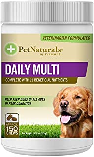 Pet Naturals - Daily Multi for Dogs, Daily Multivitamin Formula, 150 Bite Sized Chews