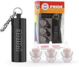 EarPeace Concert Ear Plugs - Reusable High Fidelity Earplugs - Hearing Protection for Music Festivals, DJs, Musicians, Motorcycles, Raves, Work & Airplane Noise Reduction (Pride Limited Edition)