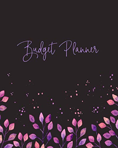 Budget Planner: Weekly and Monthly Financial Organizer | Savings - Bills - Debt Trackers | Modern Grey & Purple Watercolor (Financial Planning & Organization)