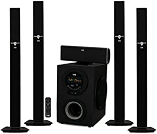 Acoustic Audio AAT3003 Tower 5.1 Home Theater Bluetooth Speaker System with 8