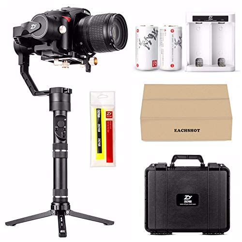 Zhiyun Crane Plus 3-Axis Handheld Gimbal Stabilizer for DSLR and Mirrorless Camera compatible Sony Panasonic LUMIX Nikon Canon POV Large Payload Timelapse Object Tracking New Version zhi yun Crane V2