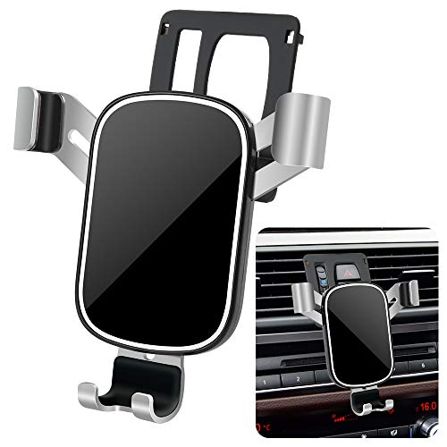 LUNQIN Car Phone Holder for 2011-2016 BMW 5 Series Sedan 5GT 520i 528i 535i F10 [Big Phones with Case Friendly] Auto Accessories Navigation Bracket Interior Decoration Mobile Cell Mirror Phone Mount