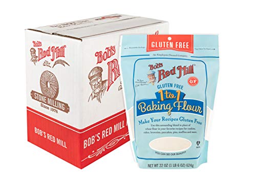 Bob's Red Mill Bob's Red Mill Gluten Free 1-to-1 Baking Flour, 22 Ounce, Pack of 4