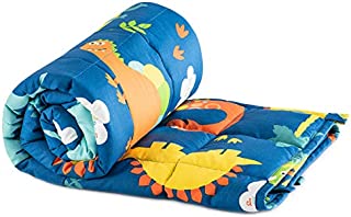 Sivio Kids Weighted Blanket, 5 lbs, 36 x 48 inches, 100% Natural Cotton Heavy Blanket for Kids and Toddler, Blue Dinosaur