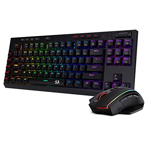 Redragon K596 Wireless Mechanical Gaming Keyboard M686 Wireless Gaming Mouse Bundle