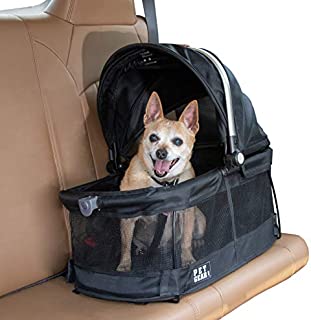 Pet Gear View 360 Pet Carrier & Car Seat for Small Dogs & Cats with Mesh Ventilation for Easy Viewing, Black - 360