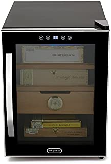 Whynter CHC-122BD Elite Touch Control Stainless Cigar Cooler, Black Humidor, One Size