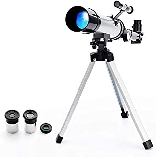 Telescope Star Finder with Tripod F36050 HD Zoom Monocular Space Astronomical Spotting Scope for Kids and Beginner (Small)