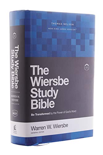 NKJV, Wiersbe Study Bible, Hardcover, Red Letter, Comfort Print: Be Transformed by the Power of Gods Word