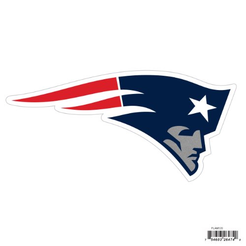 NFL Siskiyou Sports Fan Shop New England Patriots Logo Magnets 8 inch sheet Team Color