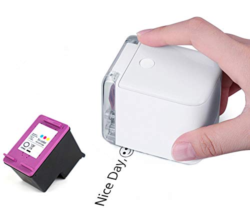 Handheld Full Color Printer, Portable Mini Printer WiFi Connect, Mobile Inkjet Color Printer, Print on Surface with Ink Cartridge