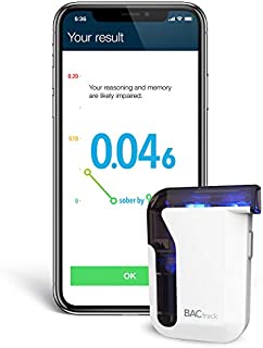 BACtrack Mobile Smartphone Breathalyzer | Professional-Grade Accuracy | Wireless Connectivity to Apple iPhone, Google & Samsung Android Devices | Apple HealthKit Integration