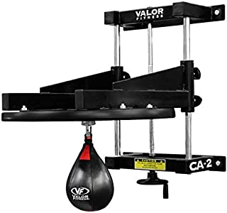 Valor Fitness CA-2 Adjustable 1 Boxing Speed Bag Platform with Wheel Crank for Easy Adjustment, Speed Bag Included