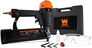 WEN 61764 16 Gauge Pneumatic Straight Finish Nailer with Carrying Case