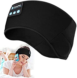 Sleep Headphones Bluetooth Headband Wireless Music Headband Headphones, Sports Sleeping Headband Headphones with Ultra-Thin HD Stereo Speakers Perfect for Side Sleepers Insomnia Workout, Jogging, Yoga