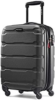 Samsonite Omni PC Hardside Expandable Luggage with Spinner Wheels, Black, Carry-On 20-Inch