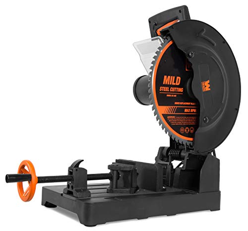 WEN CM1452 15-Amp 14-Inch Premium Multi-Material Cut-Off Chop Saw with Carbide-Tipped Metal-Cutting Saw Blade