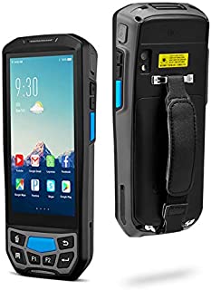 Android 8.1 Barcode Scanner MUNBYN Rugged Handheld Mobile Terminal with 1D Honeywell Laser Reader, Touch Screen, Camera, Wireless 4G WiFi GPS BT for Delivery Shipping Warehouse Retail Inventory System