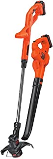 BLACK+DECKER 20V MAX String Trimmer / Edger and Sweeper Combo Kit, 10-Inch (LCC222)